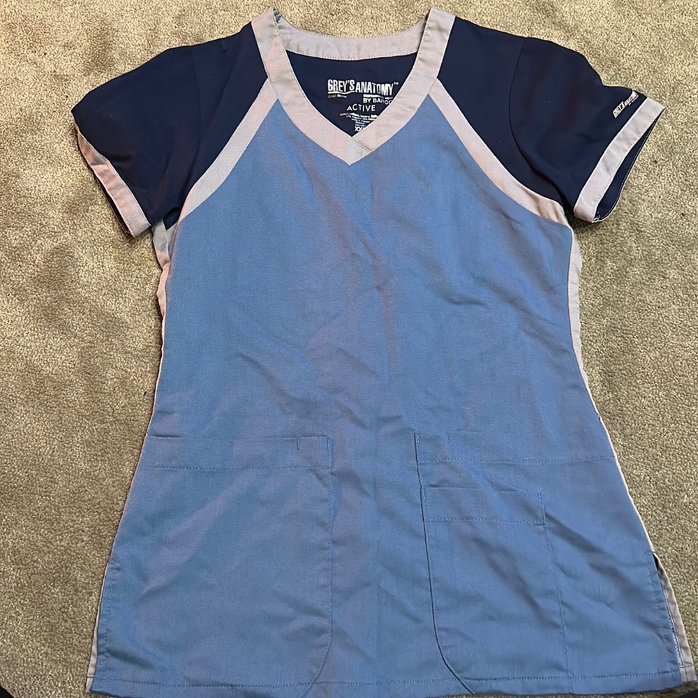 Xxs Greys Anatomy Scrub Top